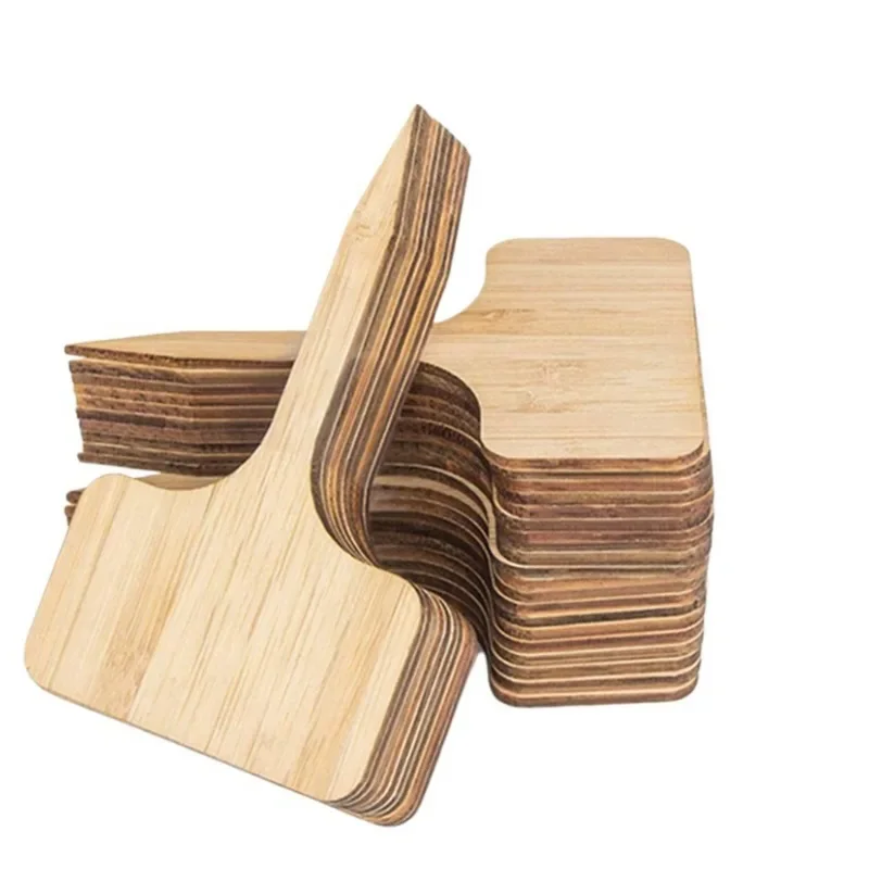 Plant Label Tags - 10 Buah Label Tanaman Kayu Tipe-T