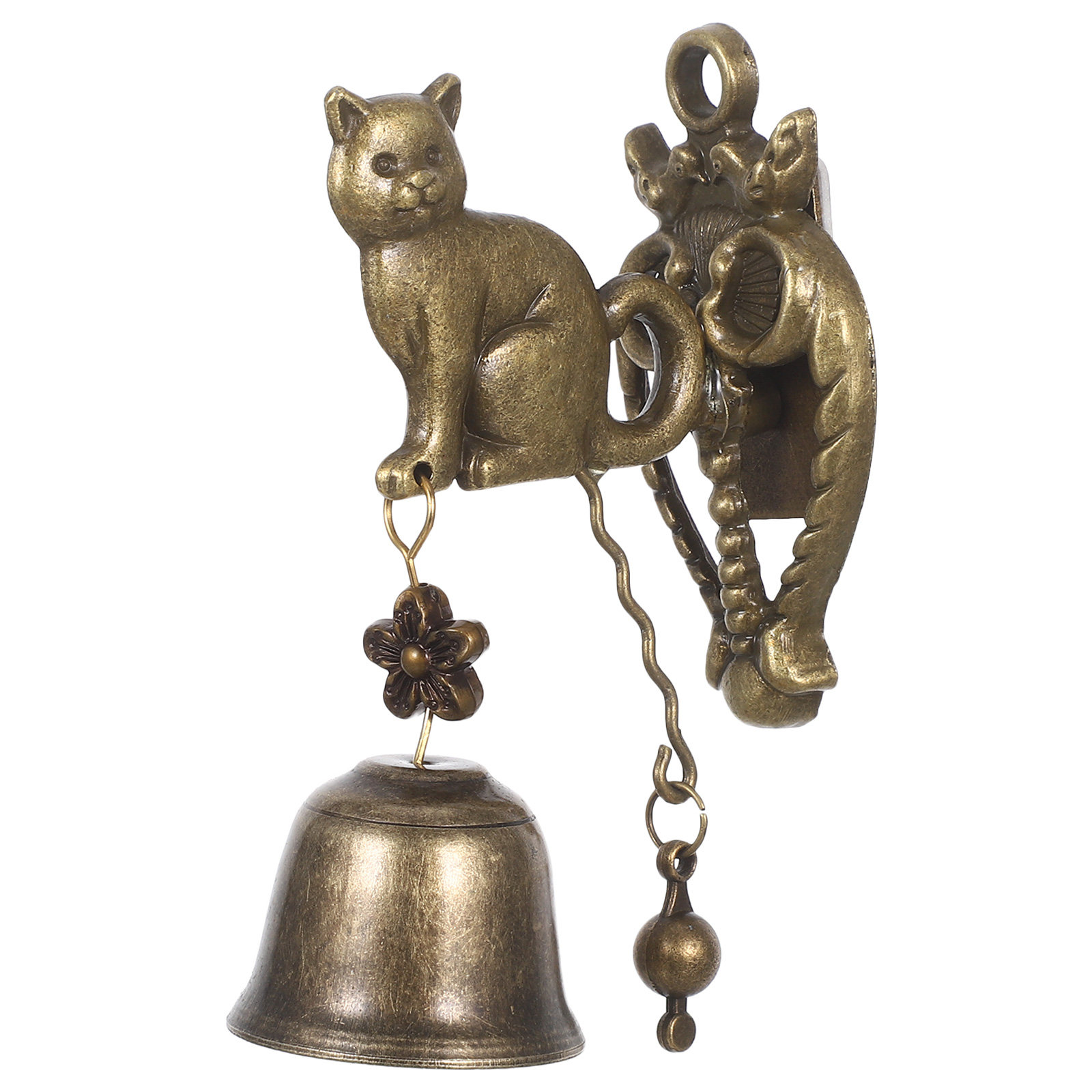 Gardening Tools Store - Lonceng Pintu Kucing Logam Vintage, Lonceng