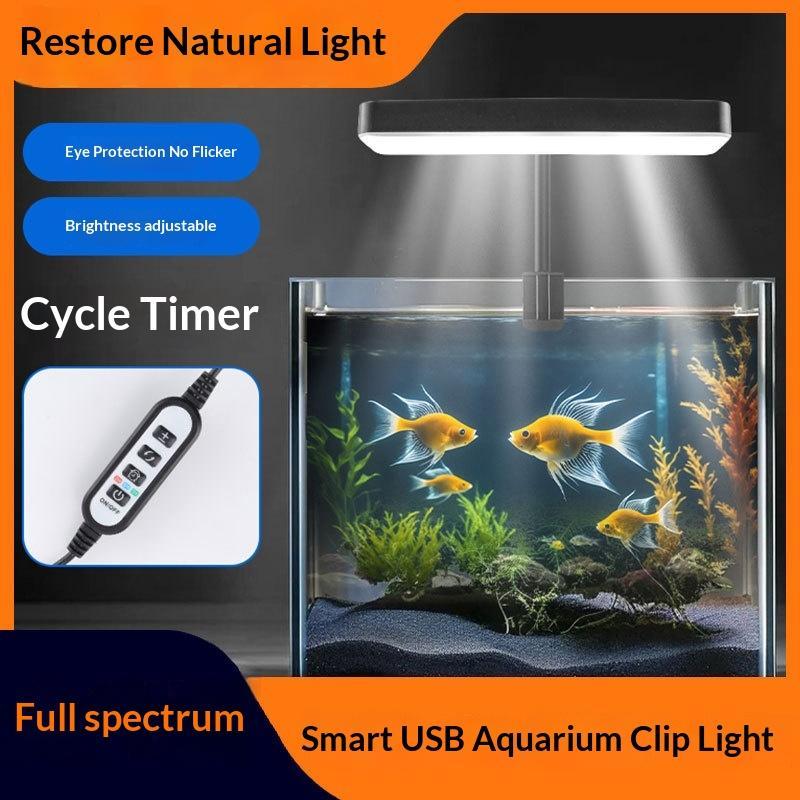 Led Grow Light - Lampu Akuarium LED Spektrum Penuh 360