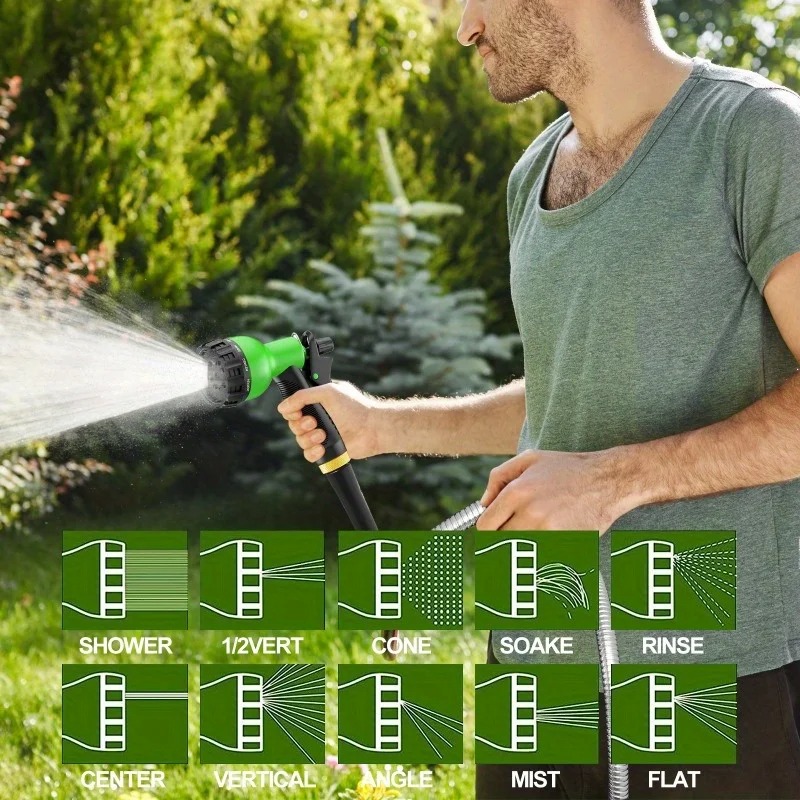 8 Mode Nozel Selang Semprot Ai - Gardening Tools Youtube ulasan dan harga