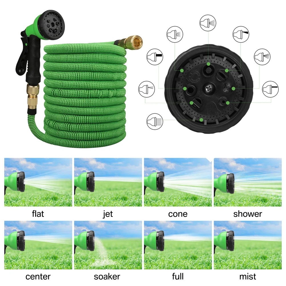 8 Mode Nozel Selang Semprot Ai - Gardening Tools Youtube ulasan dan harga