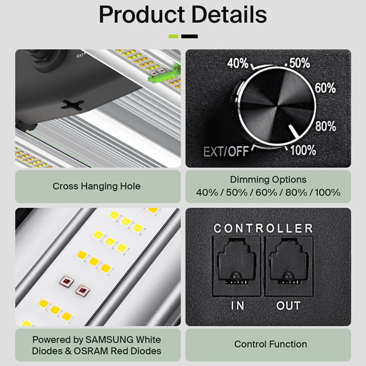 Lampu LED Spektrum Penuh Flexs - Led Grow Light ulasan dan harga
