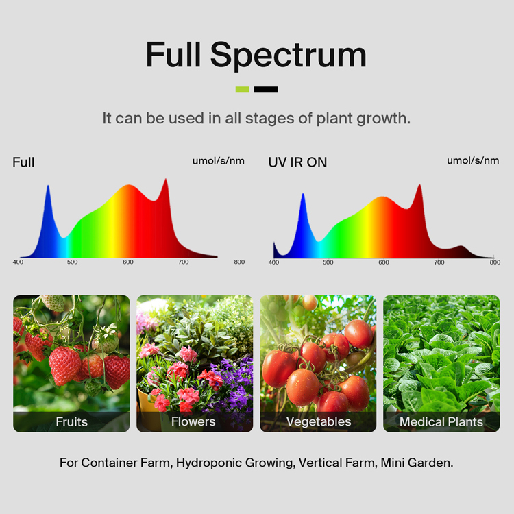 Lampu LED Spektrum Penuh Flexs - Led Grow Light ulasan dan harga