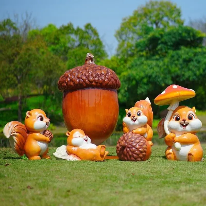Patung tupai kartun fiberglass - Gardening Tools Cartoon ulasan dan harga