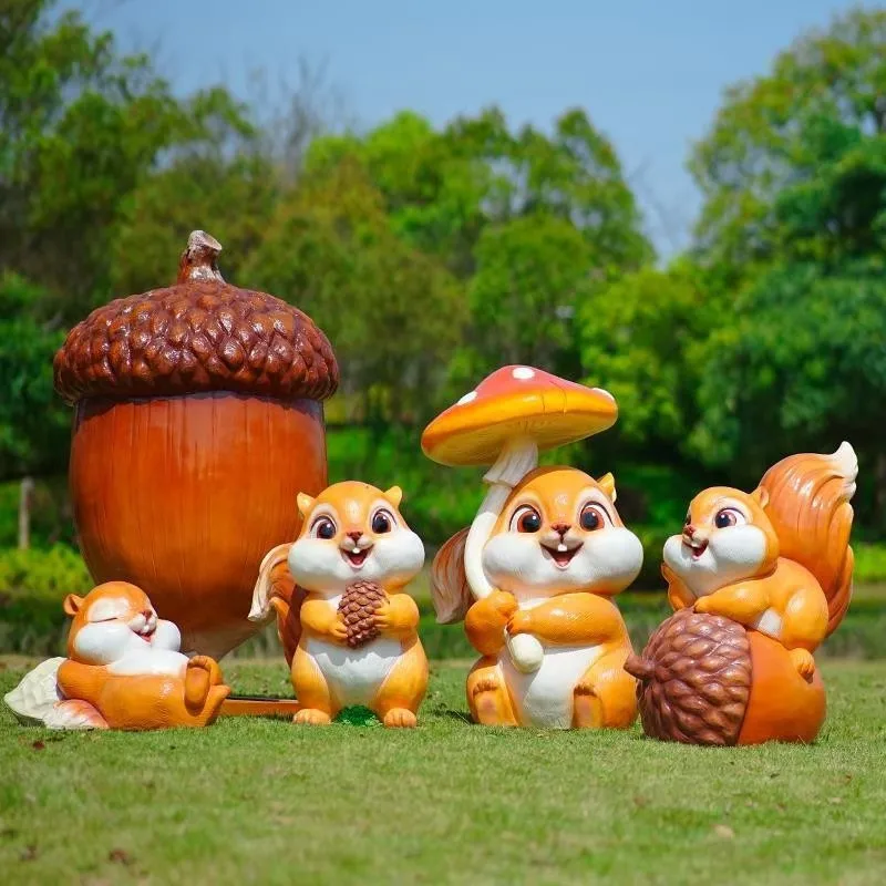 Patung tupai kartun fiberglass - Gardening Tools Cartoon ulasan dan harga