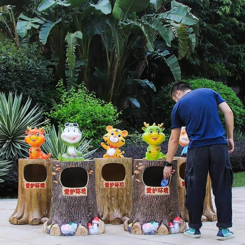 Patung Tempat Sampah Hewan Kar - Gardening Tools Cartoon ulasan dan harga