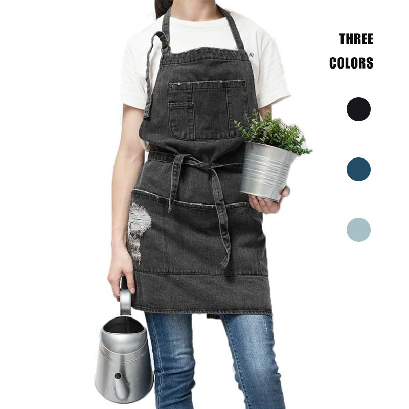 Celemek Denim Katun Cuci Jepan - Gardening Tools Store ulasan dan harga