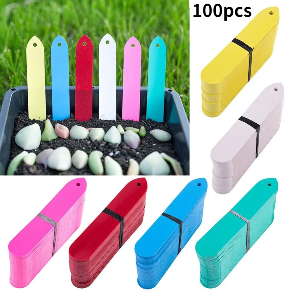 100 pcs Penanda Pot Tanaman, L - Garden Label Marker ulasan dan harga