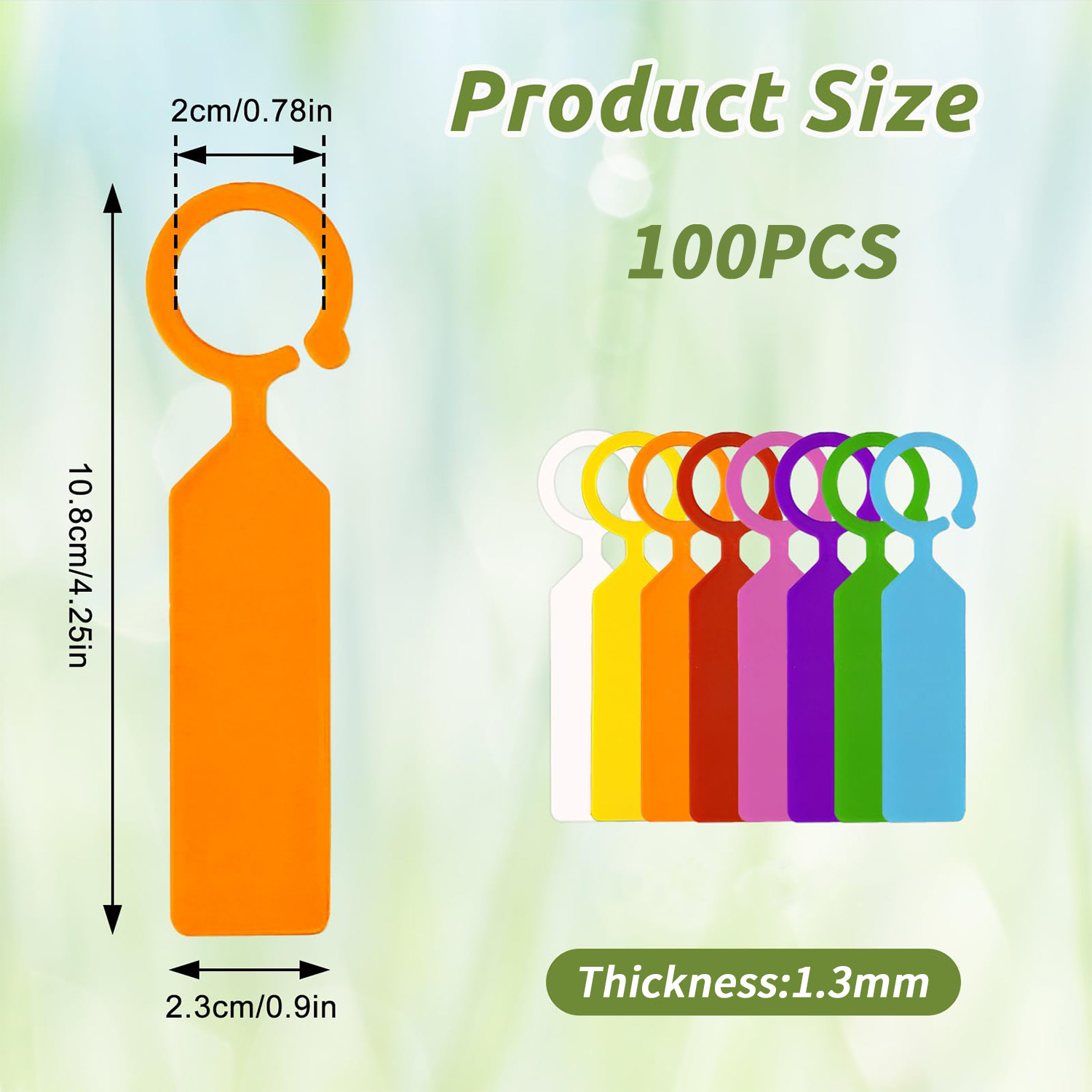 100 PCS Label Tanaman Gantung  - Garden Label Marker ulasan dan harga