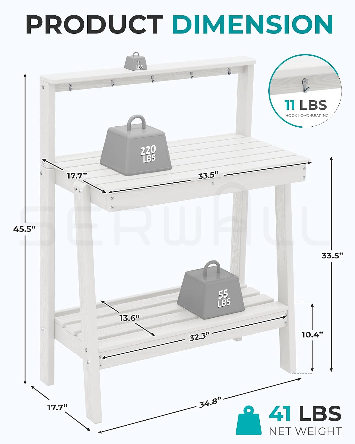 Meja Pot Tanaman Luar Ruangan  - Gardening Tools Heavy Duty ulasan dan harga