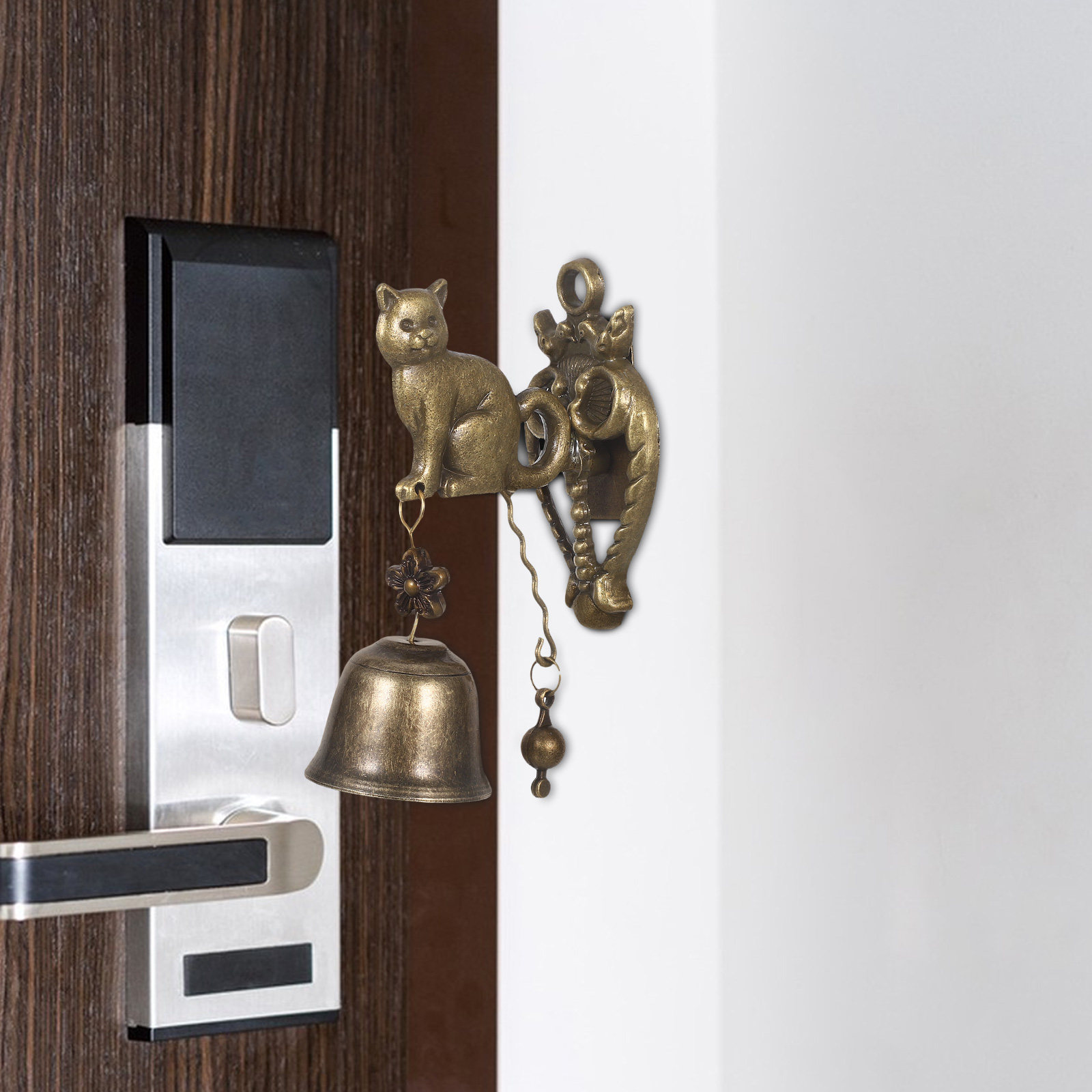Lonceng Pintu Kucing Logam Vin - Gardening Tools Store ulasan dan harga