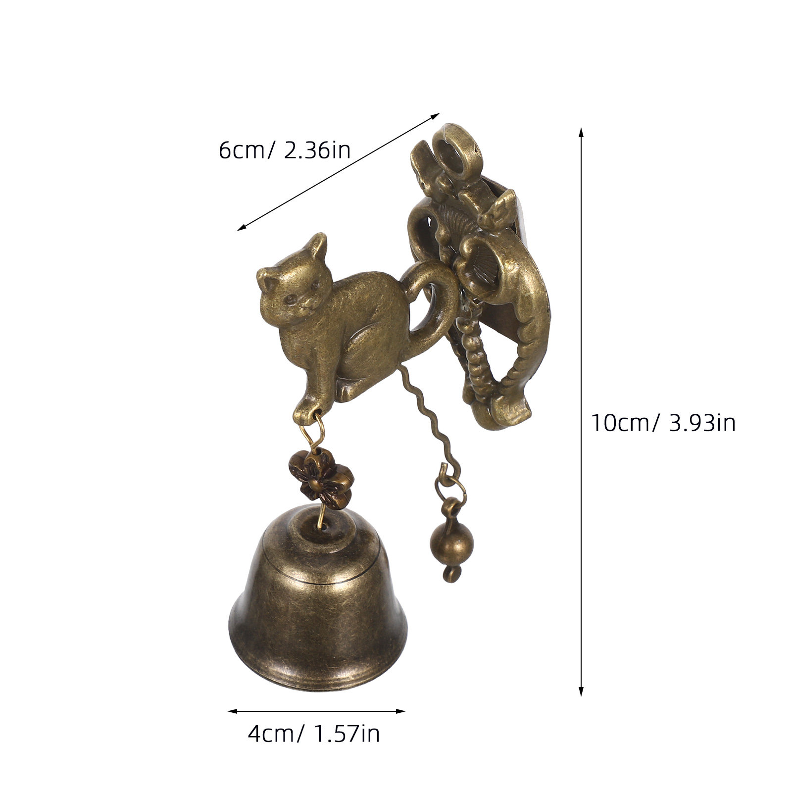 Lonceng Pintu Kucing Logam Vin - Gardening Tools Store ulasan dan harga